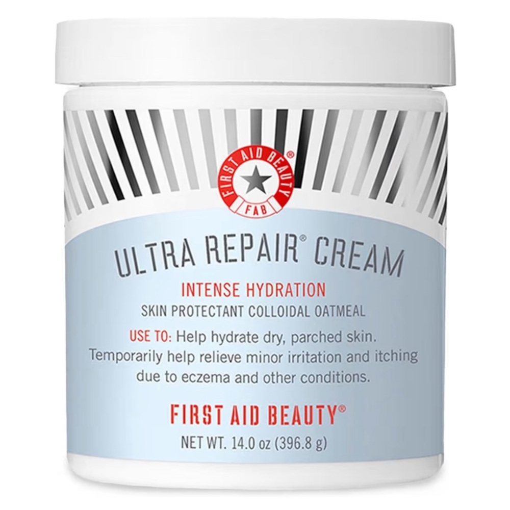 New FAB First Aid Beauty Ultra Repair Cream UNSCENTED Jumbo Size 14oz EXP 9/26